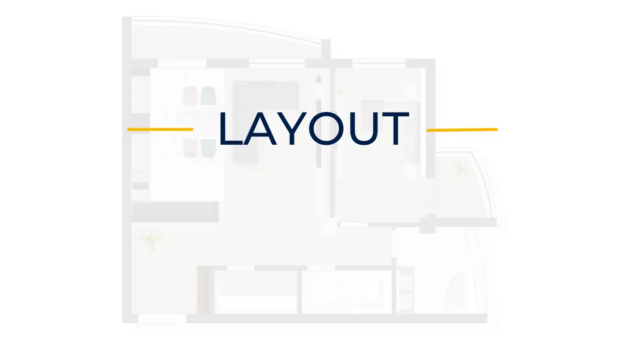 1 BHK  Unit Plan